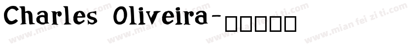 Charles Oliveira字体转换